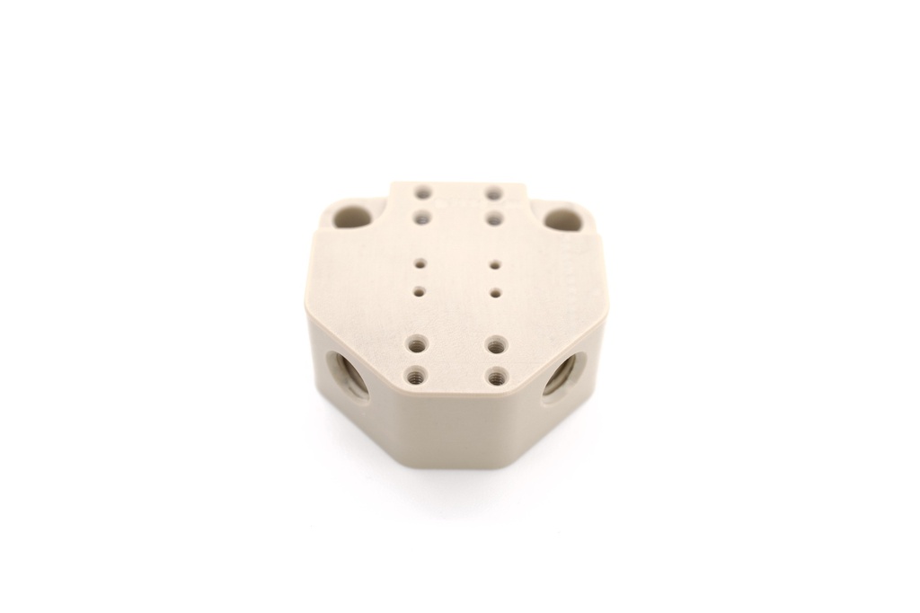 [AD-MVL22-PEEK-2V-T1032] Two Valve Adapter (No Fitting)
