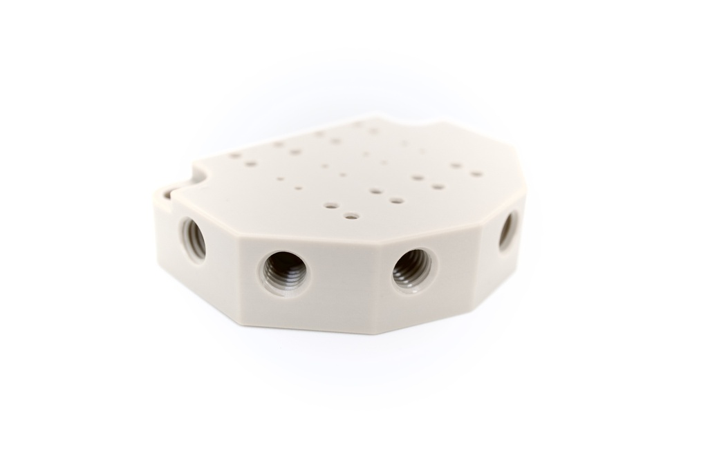 [AD-MVL22-PEEK-4V-T1032] Four Valve Adapter (No Fitting)